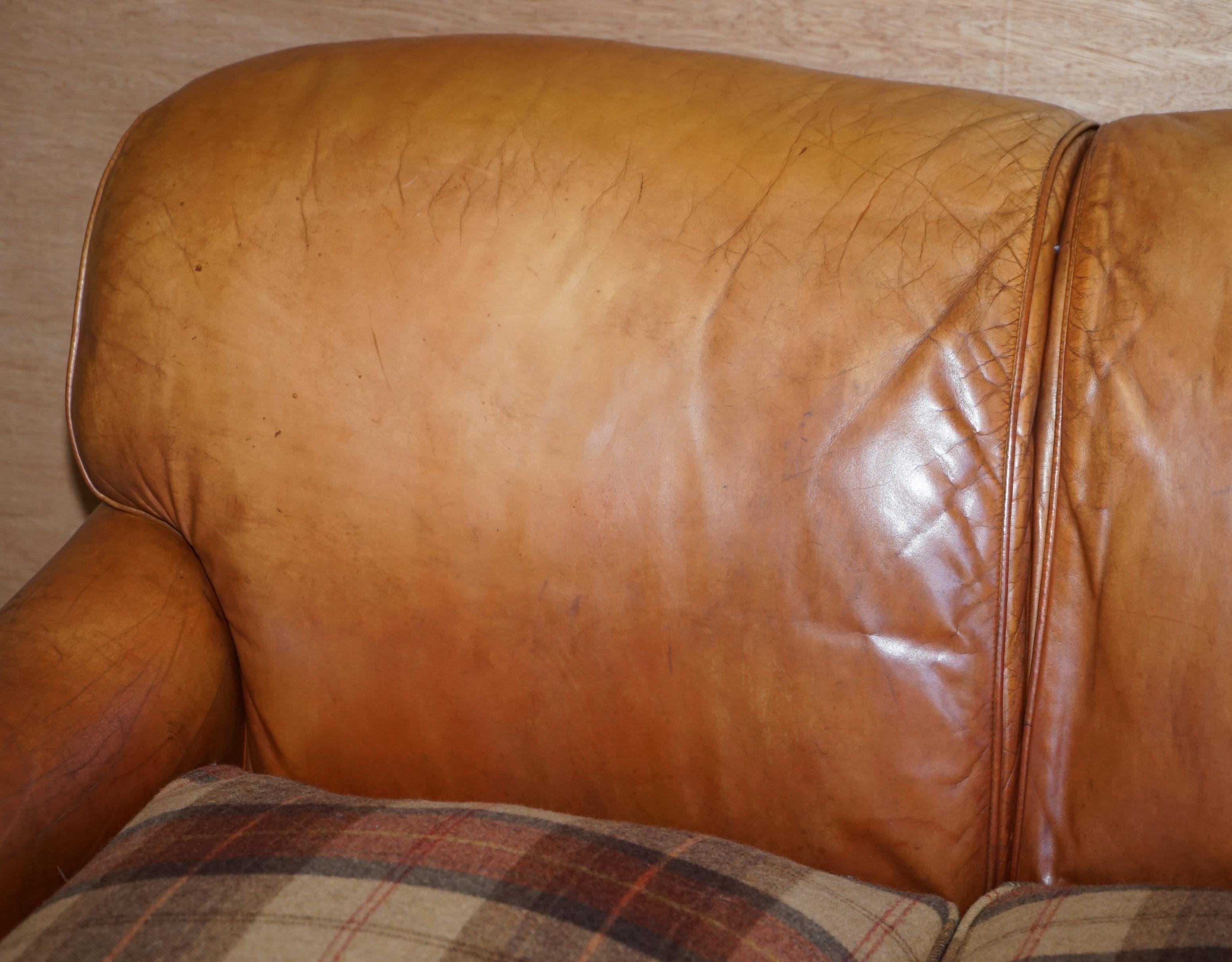 large tartan cushions