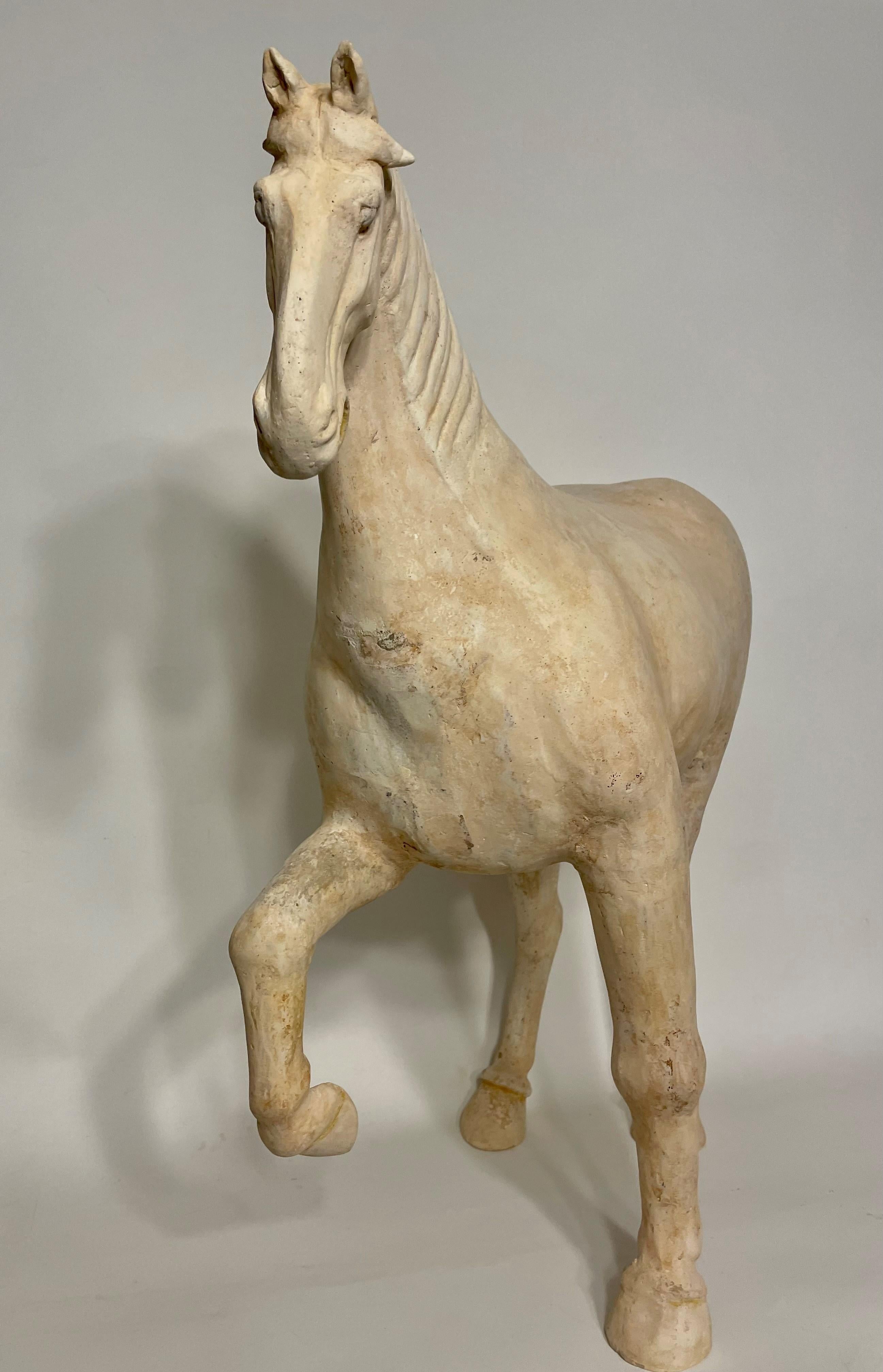 Large Tang Dynasty Prancing Horse with Oxford TL Test For Sale 2