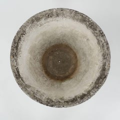 Large Tapered Round Concrete Willy Guhl Planter
