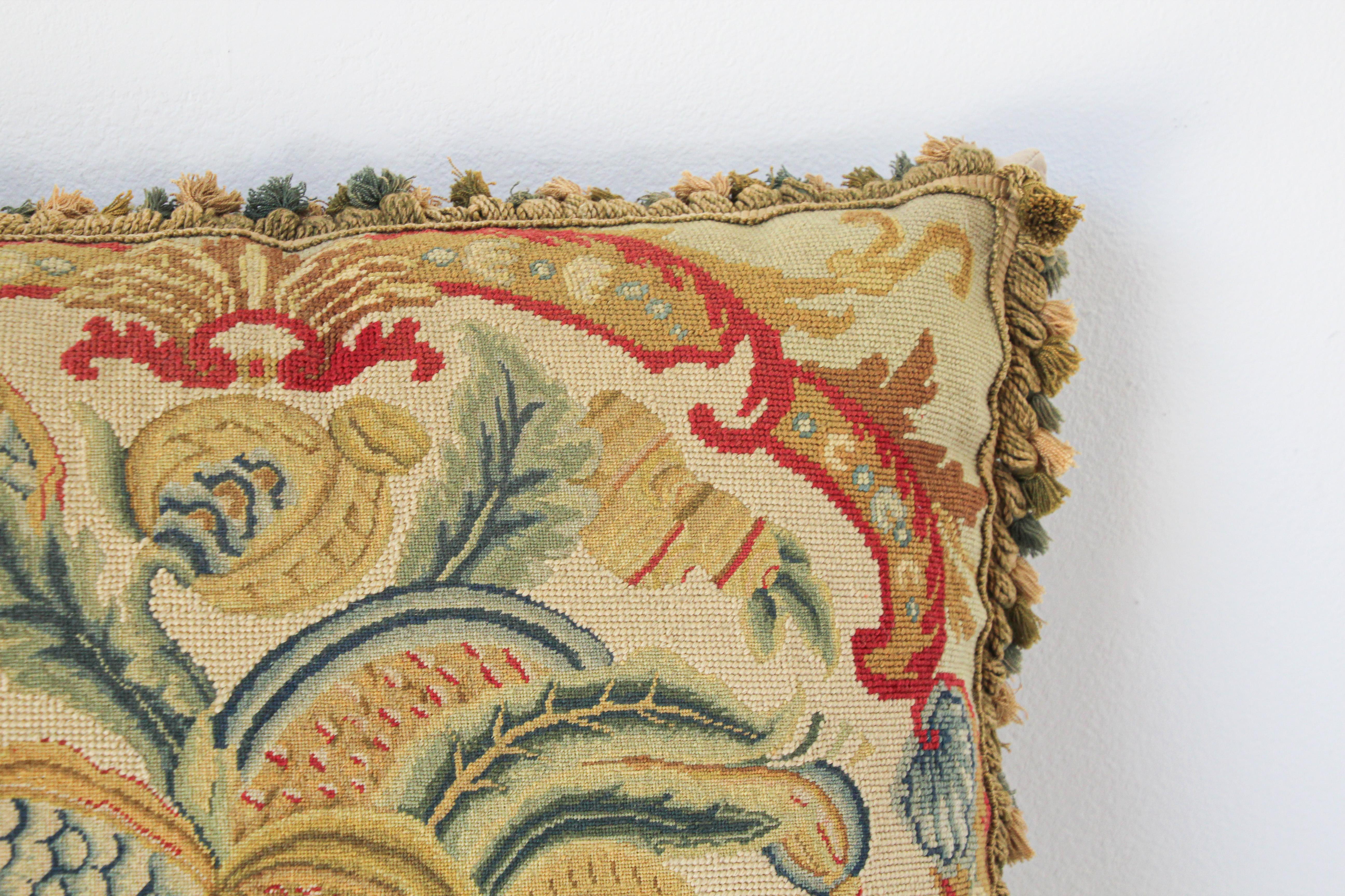 tapestry lumbar pillow