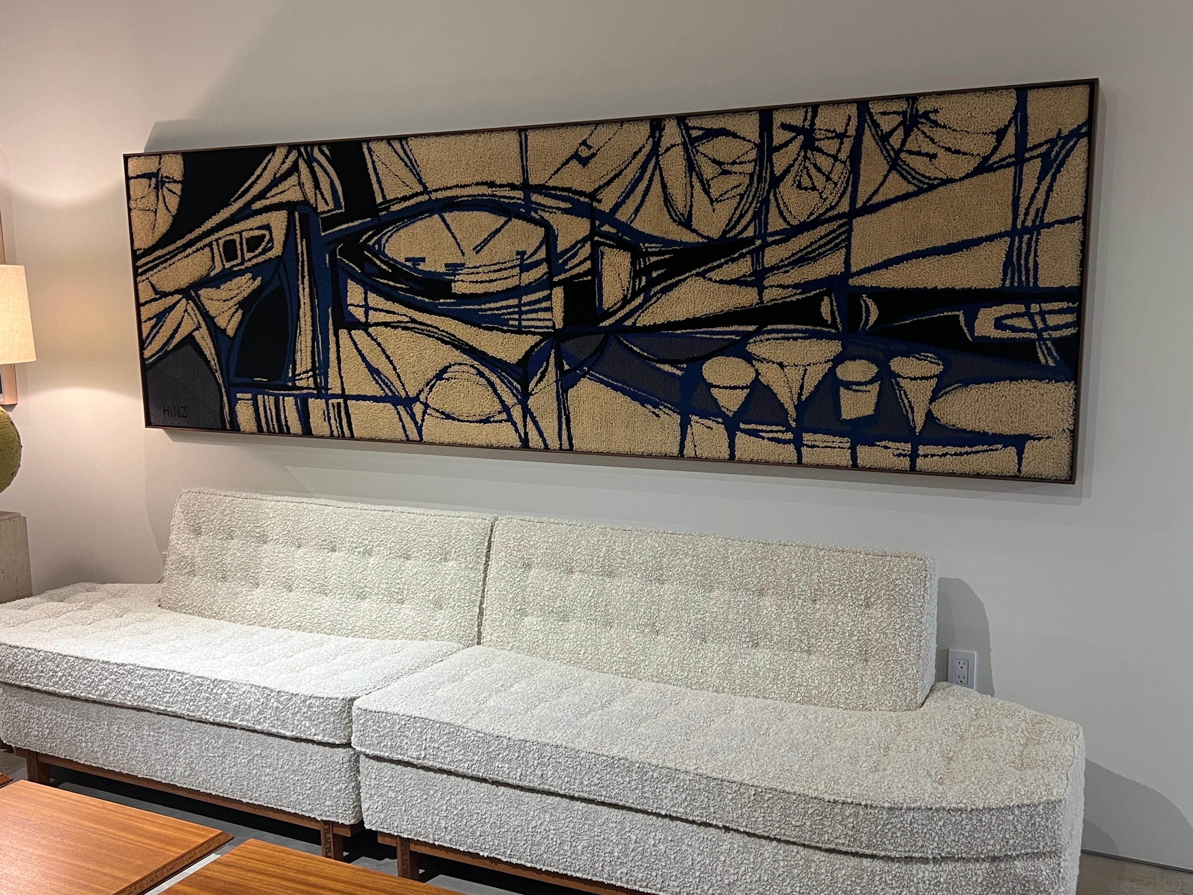 Grande tapisserie de Bill et Jay Hinz en vente 9