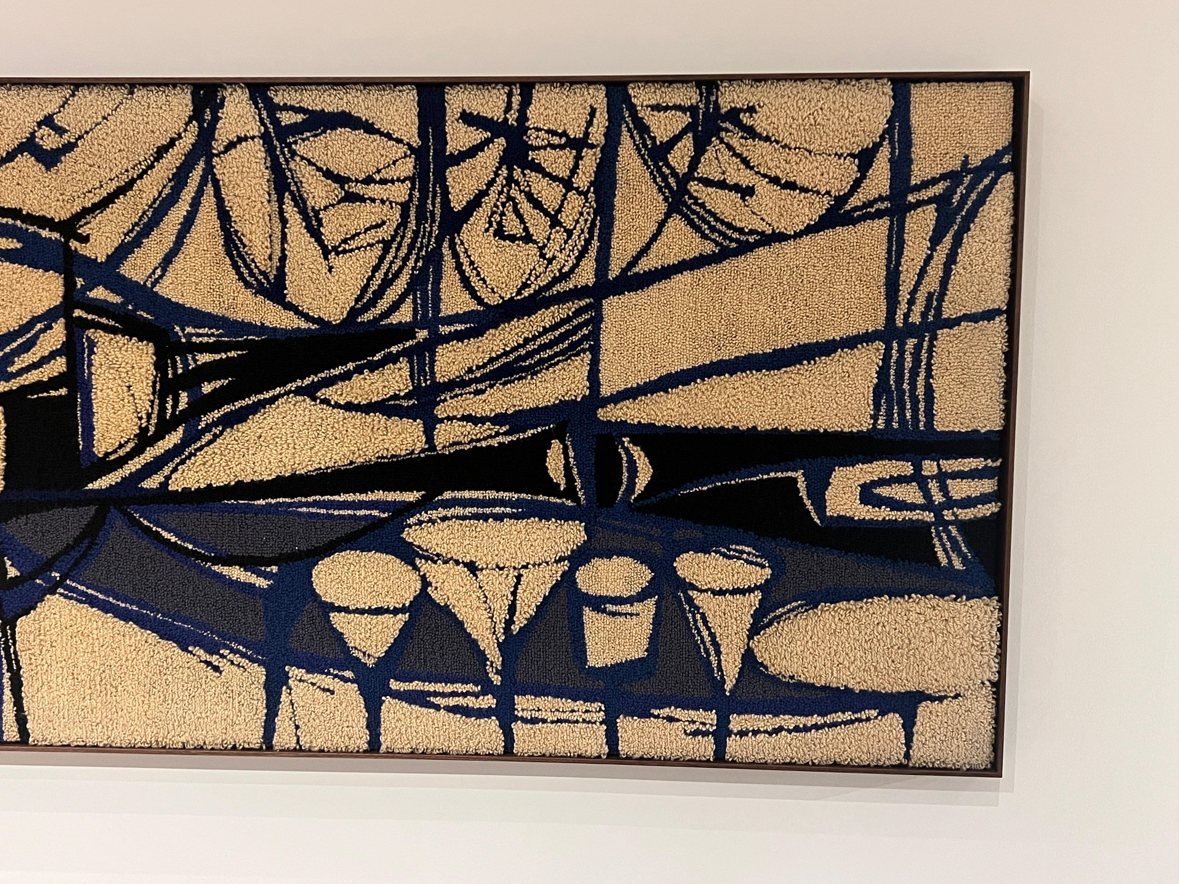 Grande tapisserie de Bill et Jay Hinz Bon état - En vente à Dallas, TX