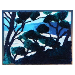 Vintage Large tapestry by M.Carme, Spain 1970s