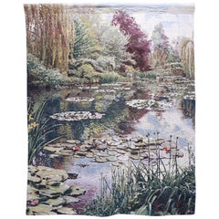 Large Tapestry of Monets Garden