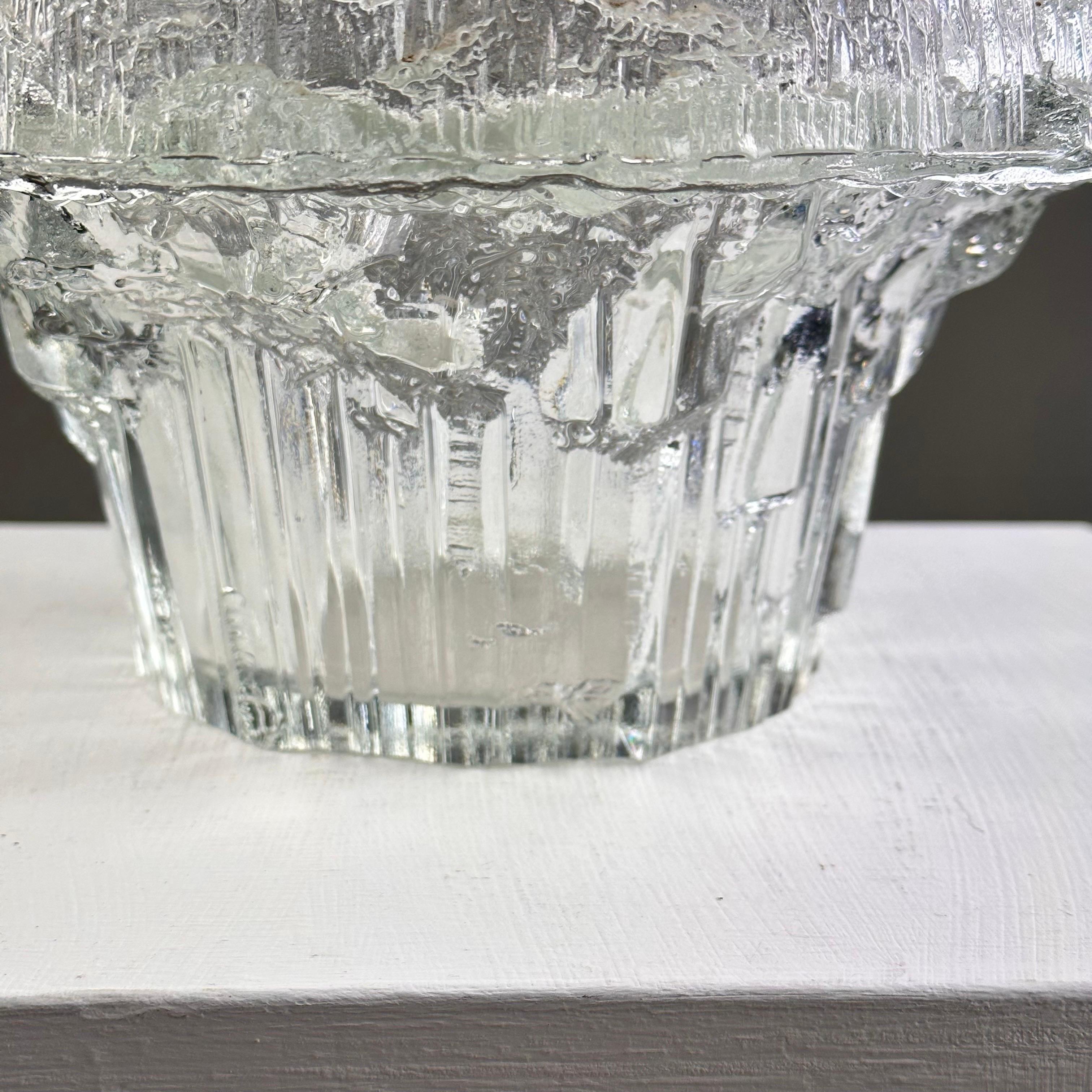Art Glass Large Tapio Wirkkala 'Stellaria' 3450 Vase/Bowl SKÅL for Iittala, 1960s For Sale