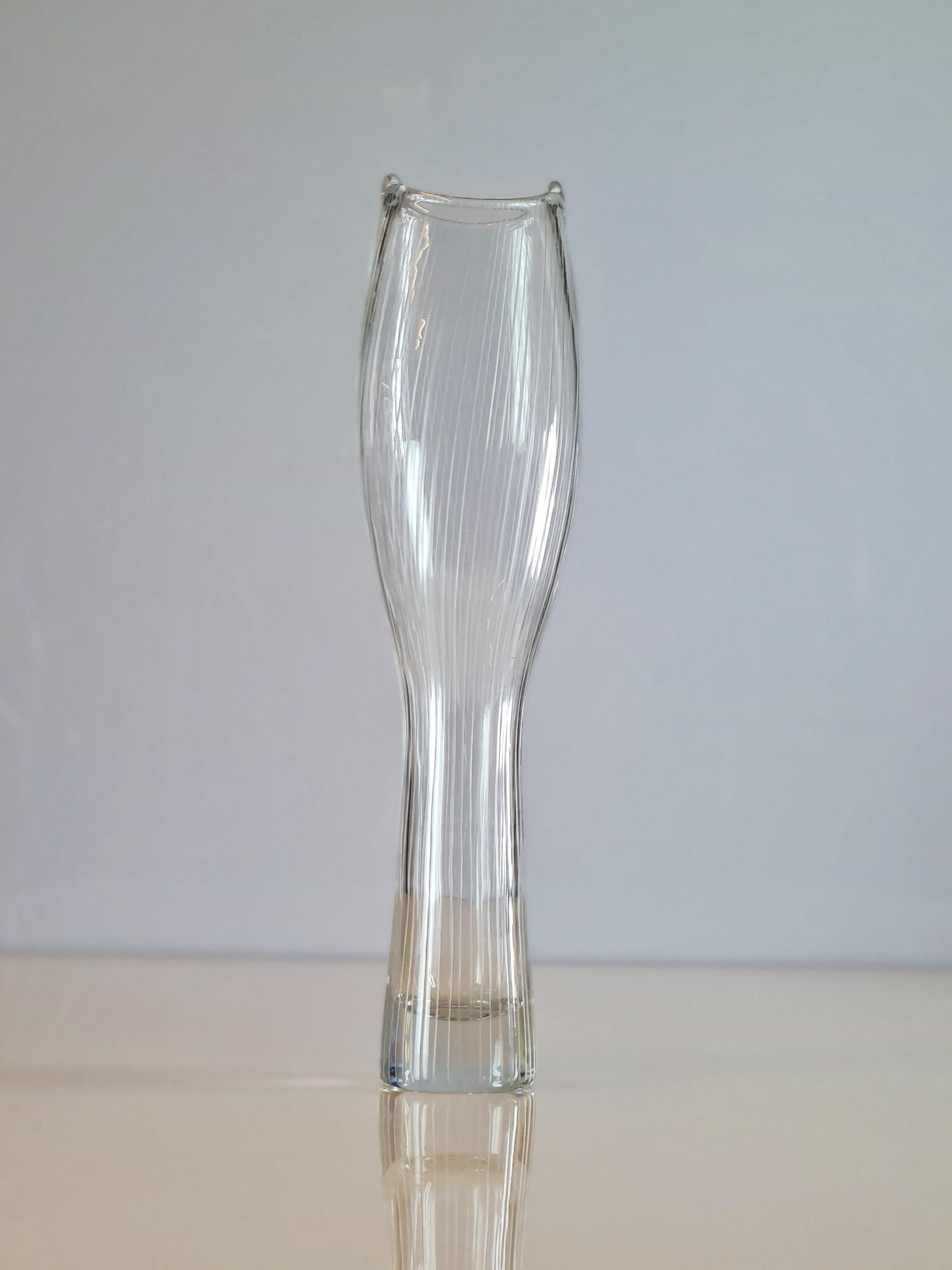 A beautiful vase/art glass object named the 