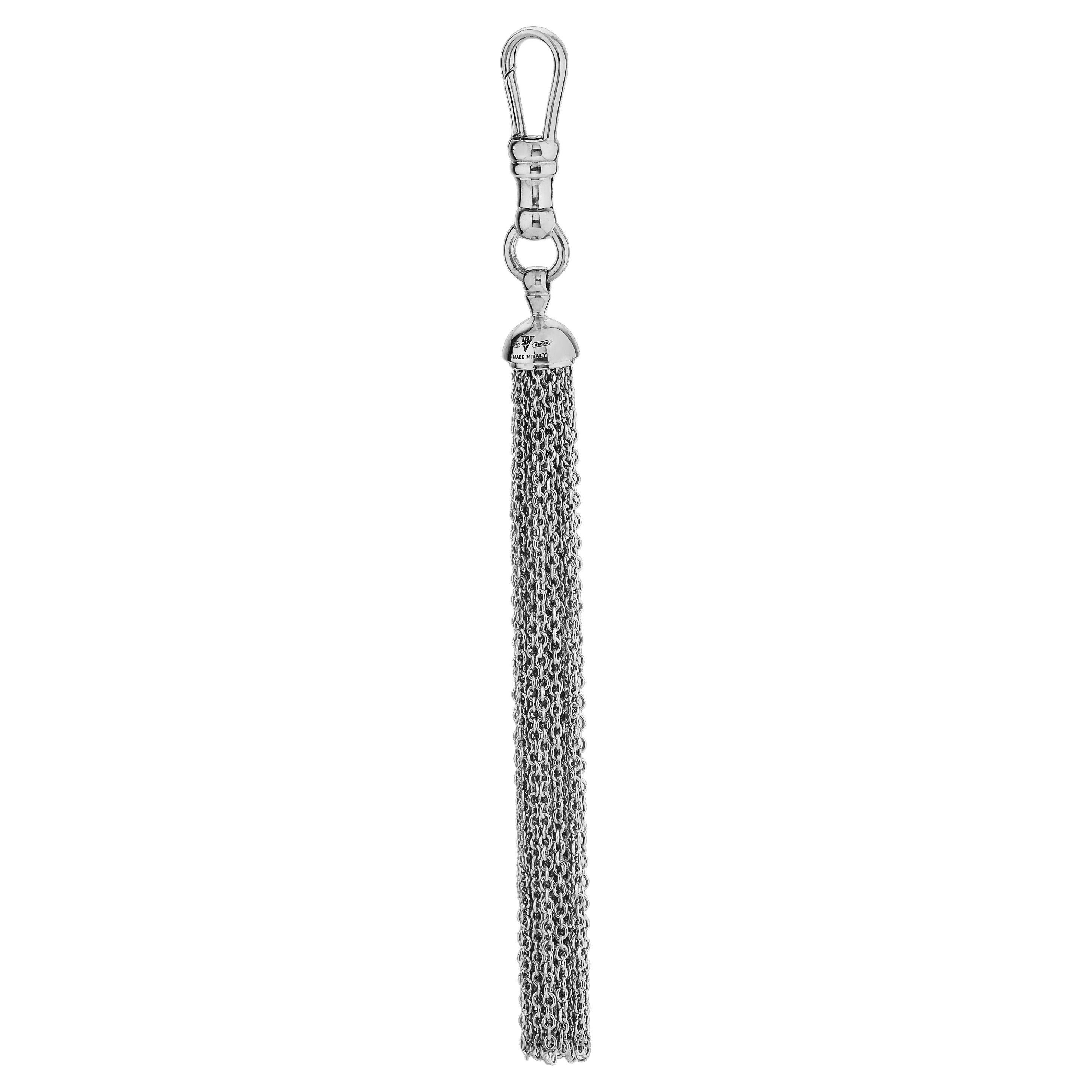 „Großer Quastenanhänger“ aus Sterlingsilber 925 (10 cm)