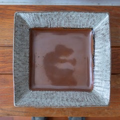 Large Tatsuzo Shimaoka Japanese Mingei Pottery Glazed Rope Inlay Ceramic