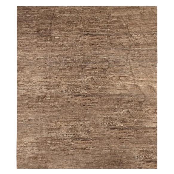 Large Taupe Wool Tulu Rug For Sale