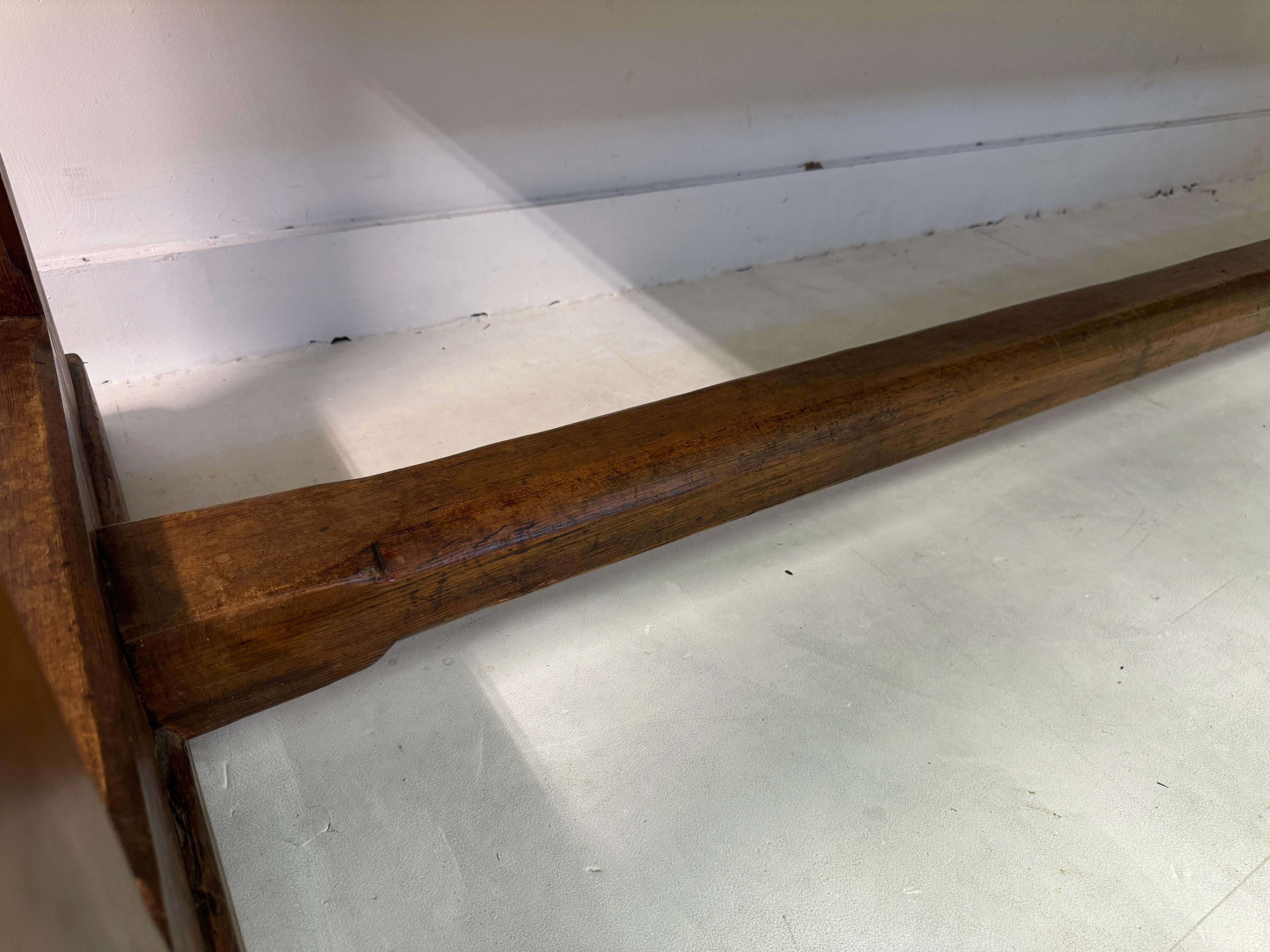 Large Teak and Pine Refectory Table 4