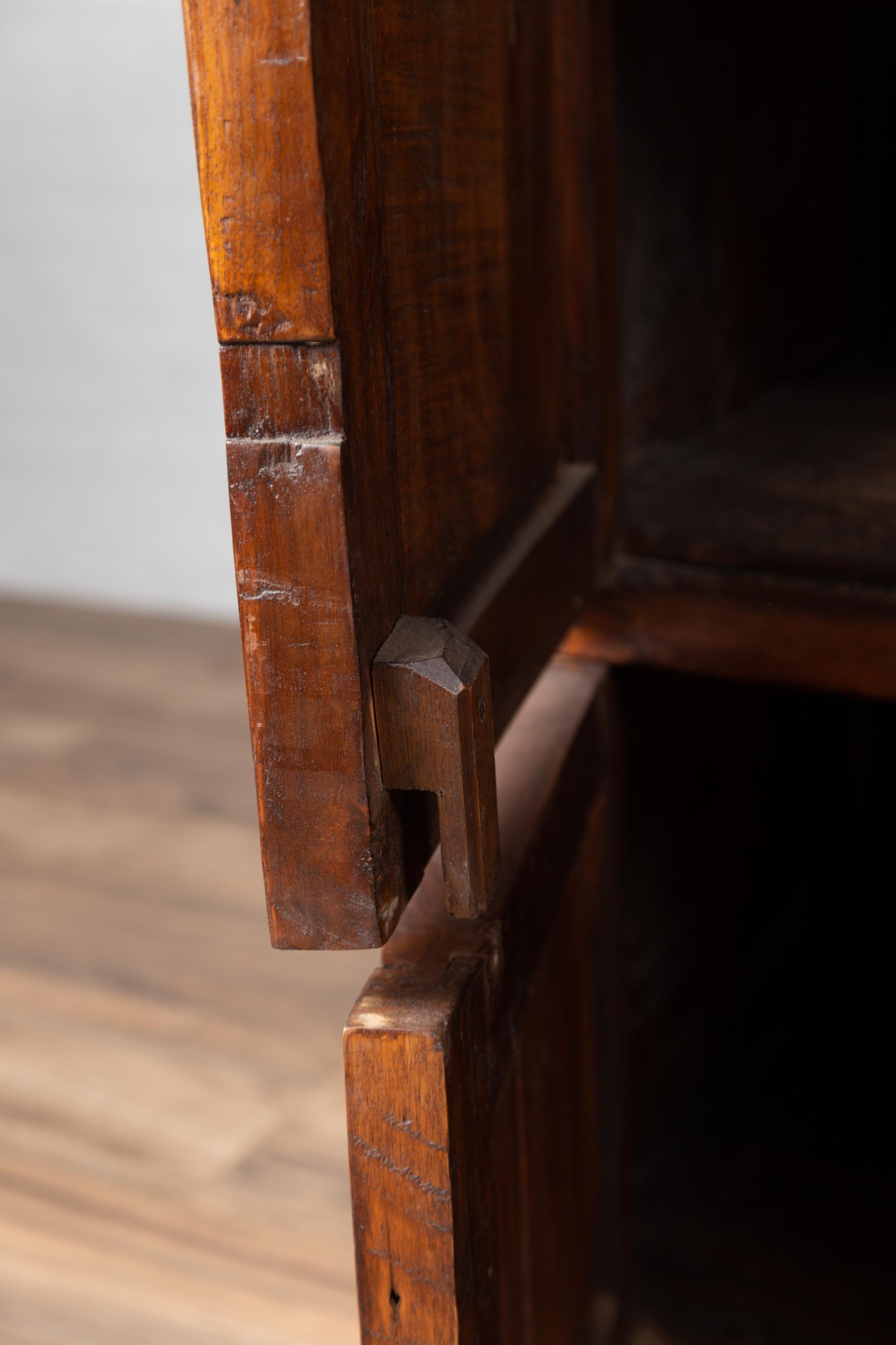 Large Teak Cabinet from Java, with Four Drawers and Four Sets of Double Doors For Sale 4