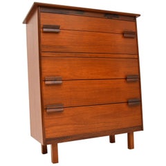 Large Teak Chest of Drawers Vintage, 1960’s