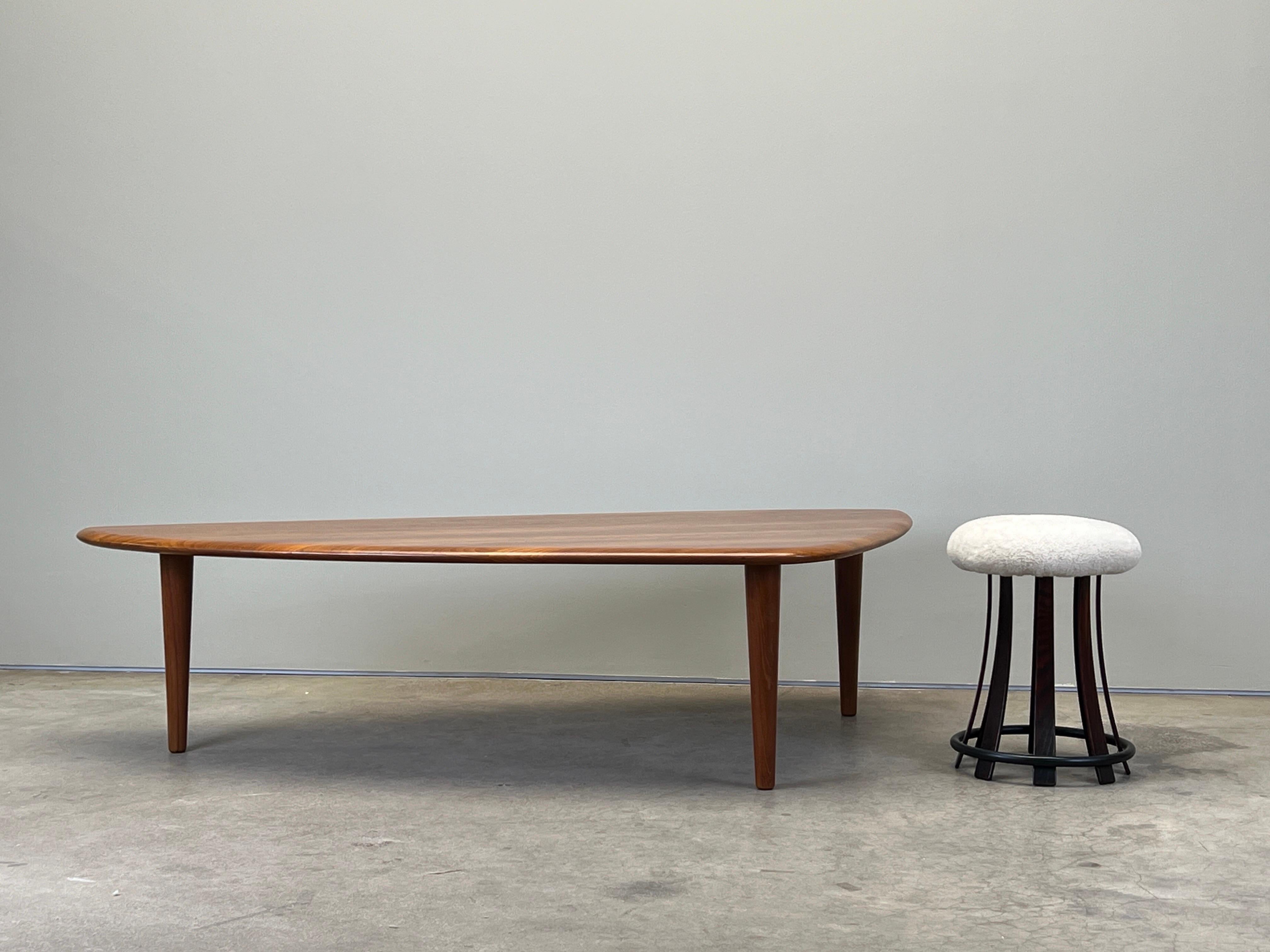 Grande table basse en teck de Johannes Aasbjerg en vente 13