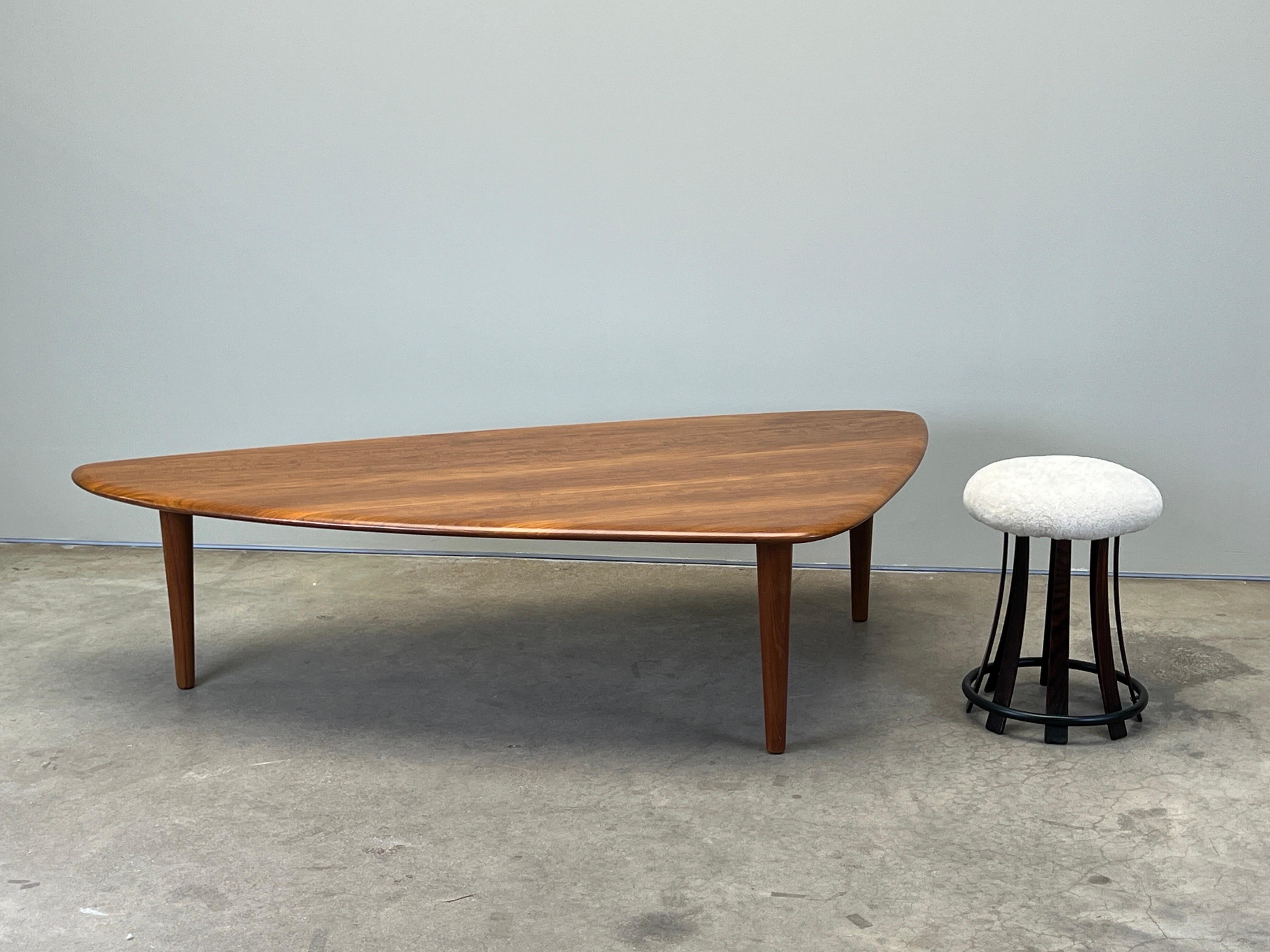 Grande table basse en teck de Johannes Aasbjerg en vente 14