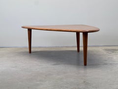 Large Teak Coffee Table by Johannes Aasbjerg