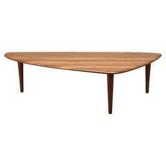 Großer Couchtisch aus Teakholz von Johannes Aasbjerg