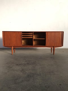 Large Teak Credenza Sideboard by Alf Aarseth for Gustav Bahus, Norway, 1960s