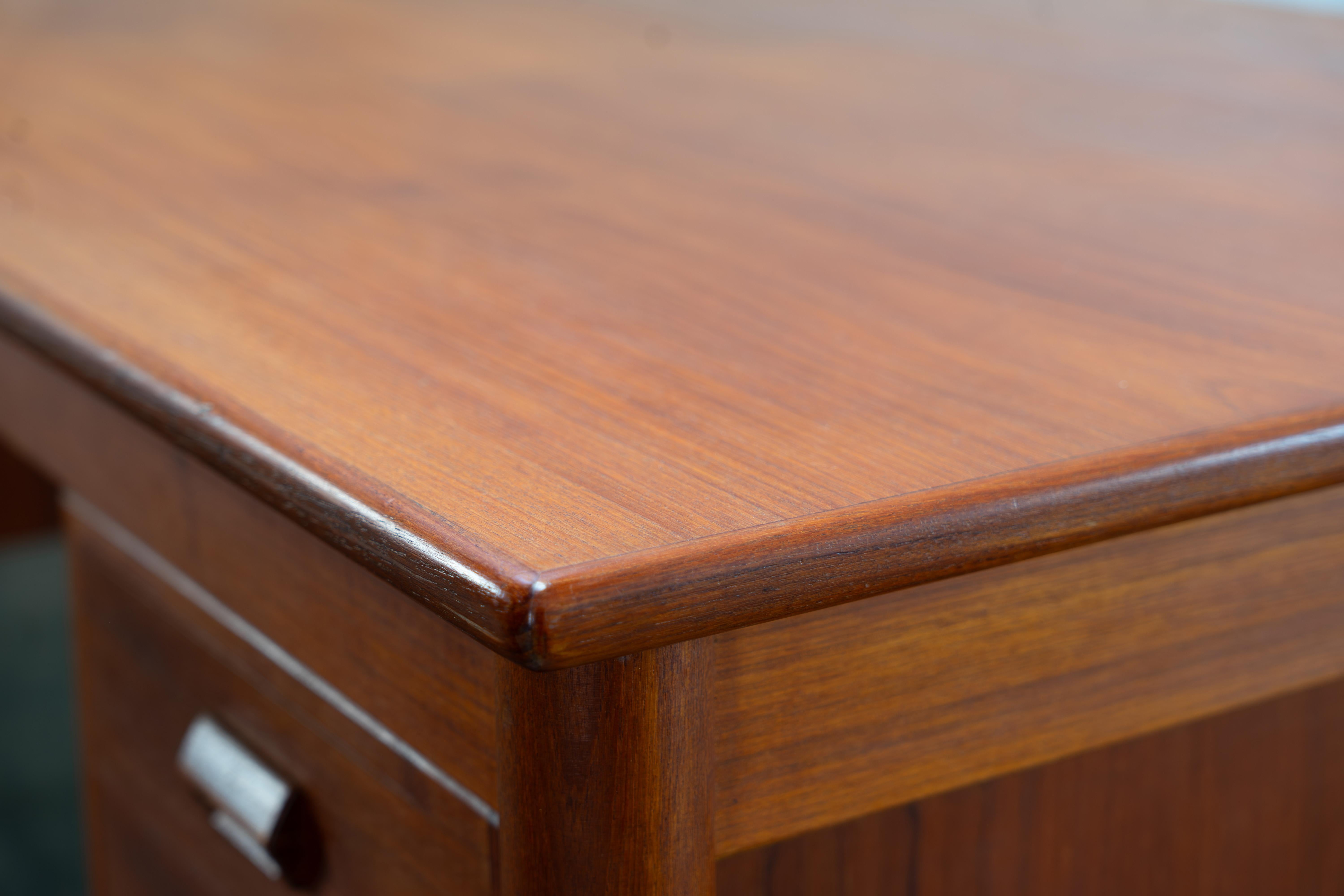 Large Teak Desk by Børge Mogensen for Søborg, Denmark, 1960s 6
