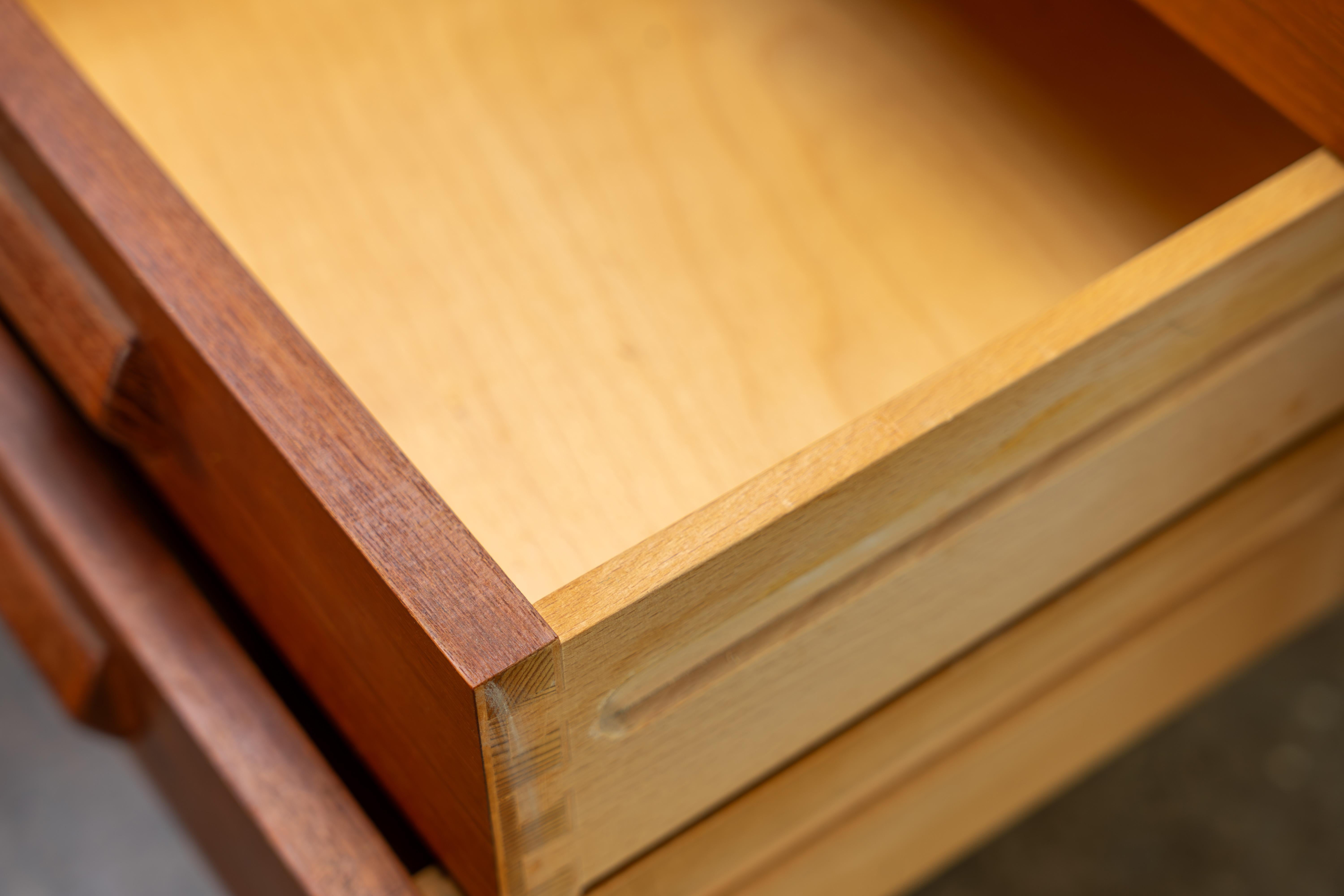 Large Teak Desk by Børge Mogensen for Søborg, Denmark, 1960s 8