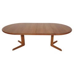 Grande table à manger à rallonge en teck de Niels Otto Moller pour Gudme Mobelfabrik