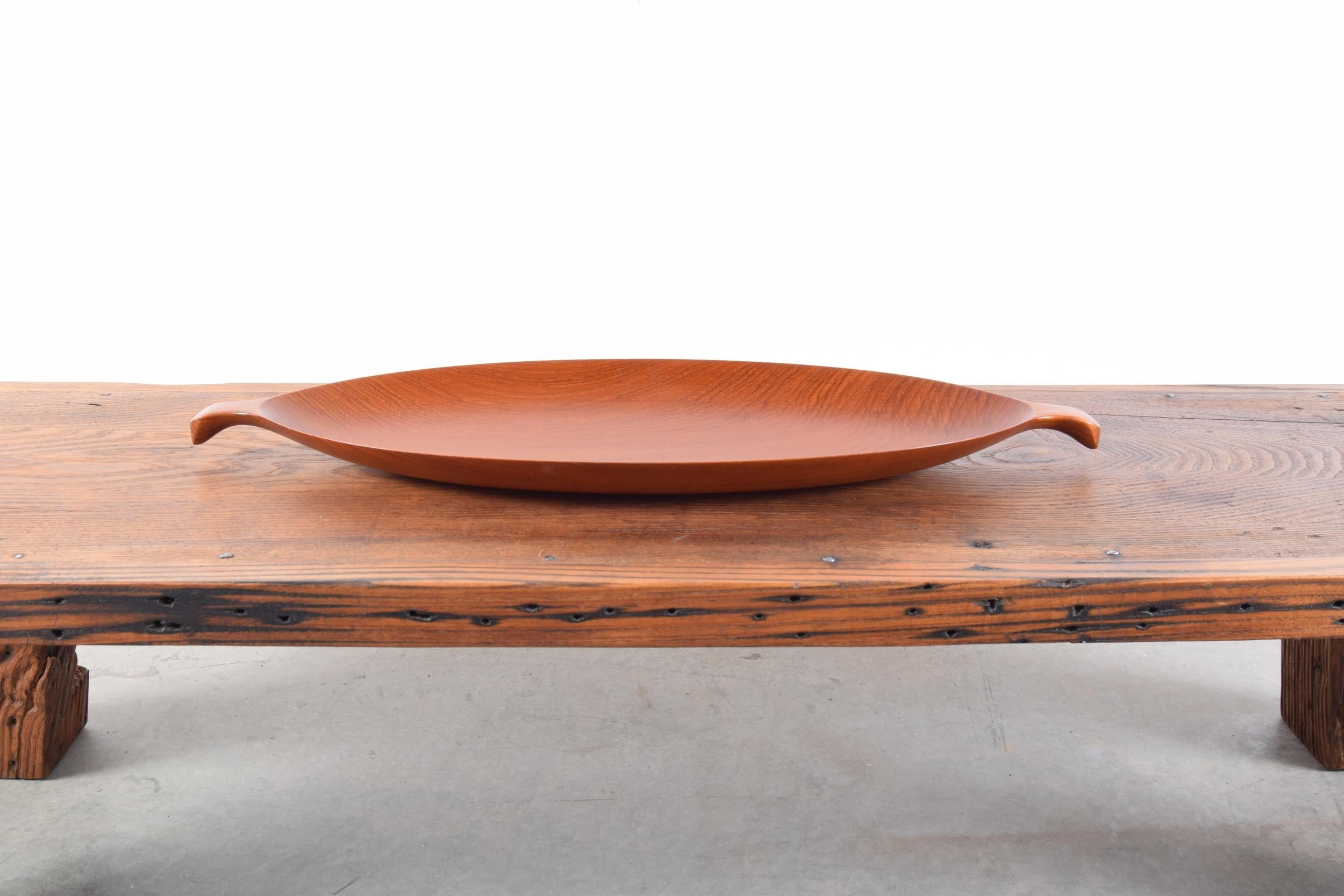 Large Teak Tray from Denmark For Sale 2