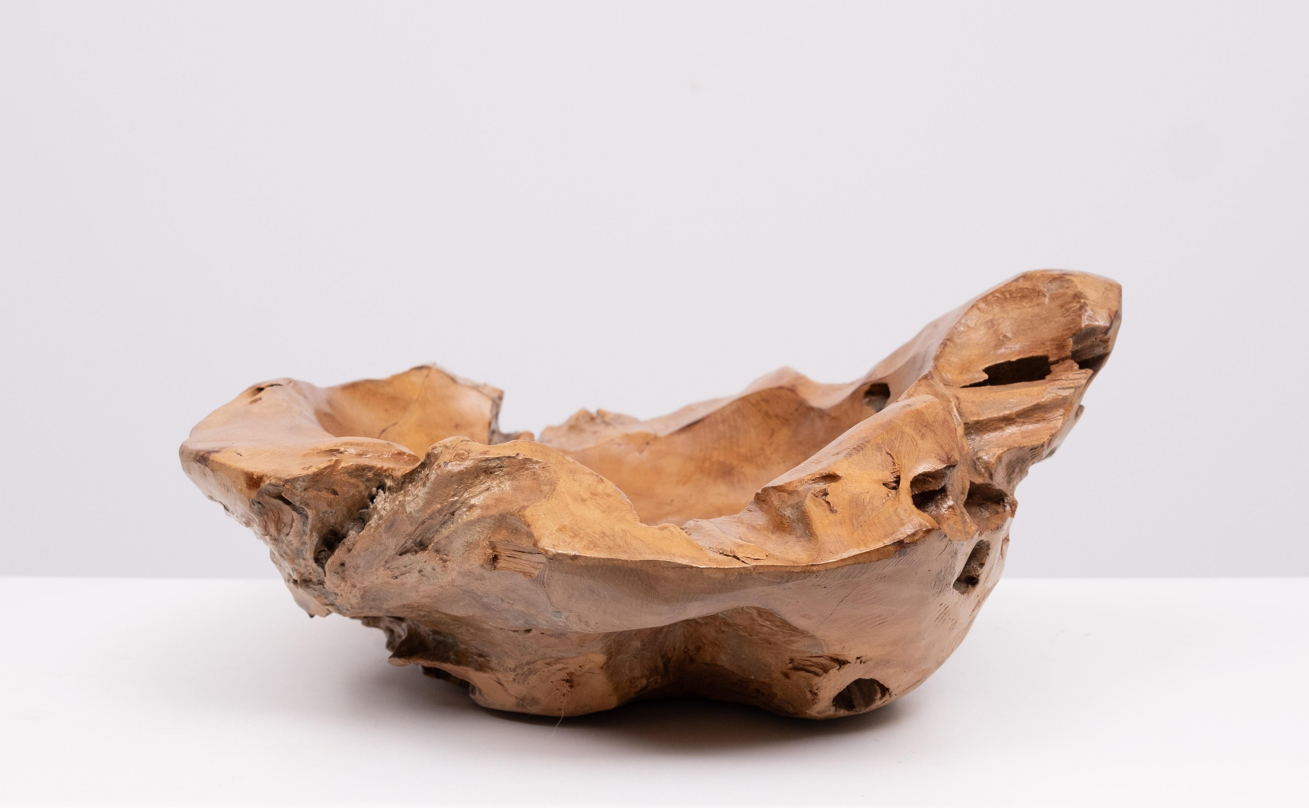 Mid-Century Modern Grand Teck  Fruit-bowl Wood  Années 1970 Australie en vente