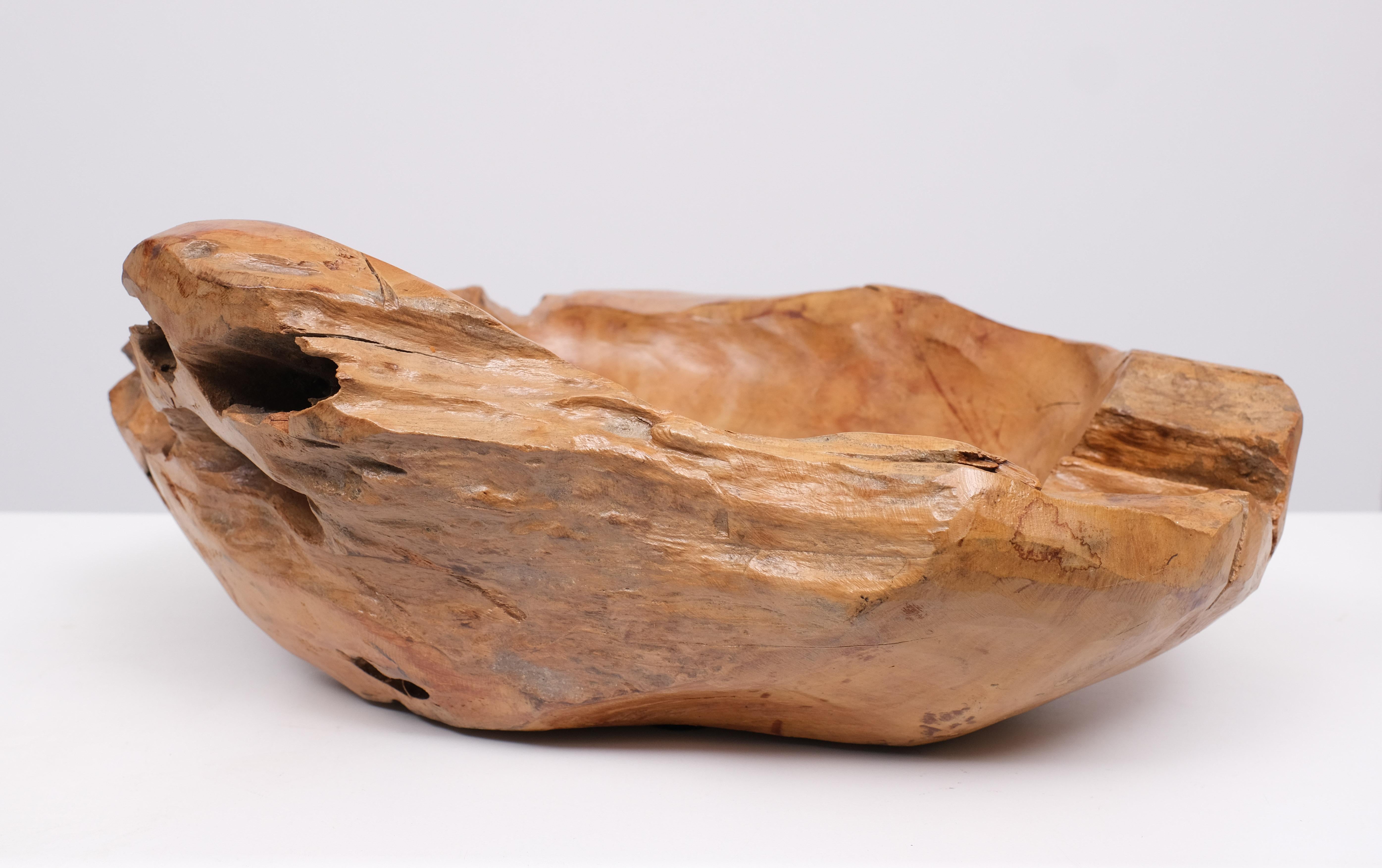 Fin du 20e siècle Grand Teck  Fruit-bowl Wood  Années 1970 Australie en vente