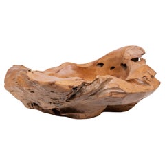 Large Teak  Wood Fruit-bowl  1970s Australia