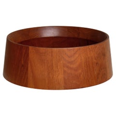 Grande ciotola in legno di teak di Jens Harald Quistgaard, Danimarca, anni '60
