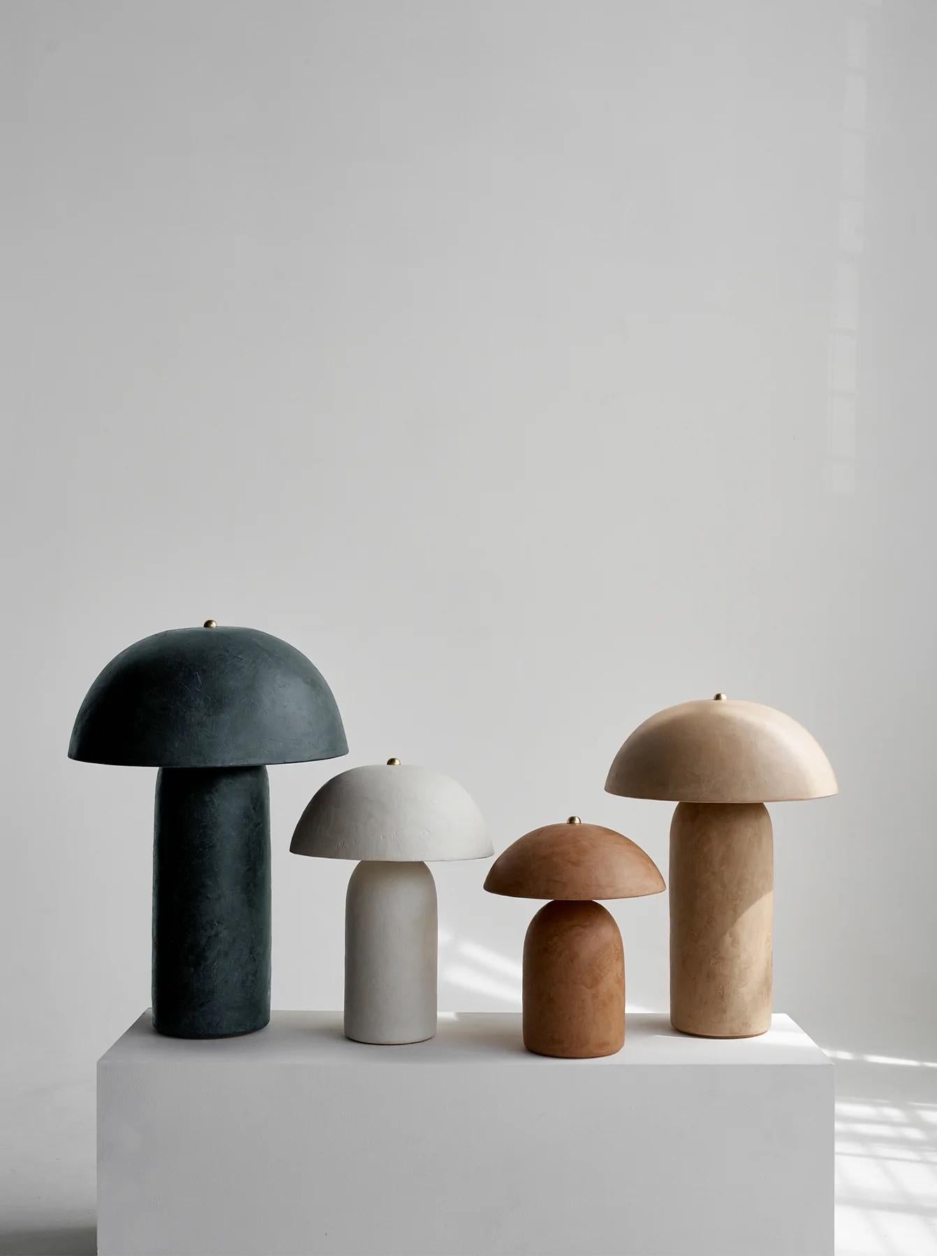 Lámpara grande Tera de yeso calcáreo blanco by Ceramicah Moderno de mediados de siglo en venta