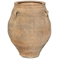 Large Terra Cotta Oil Jar, Italian, 19th Century