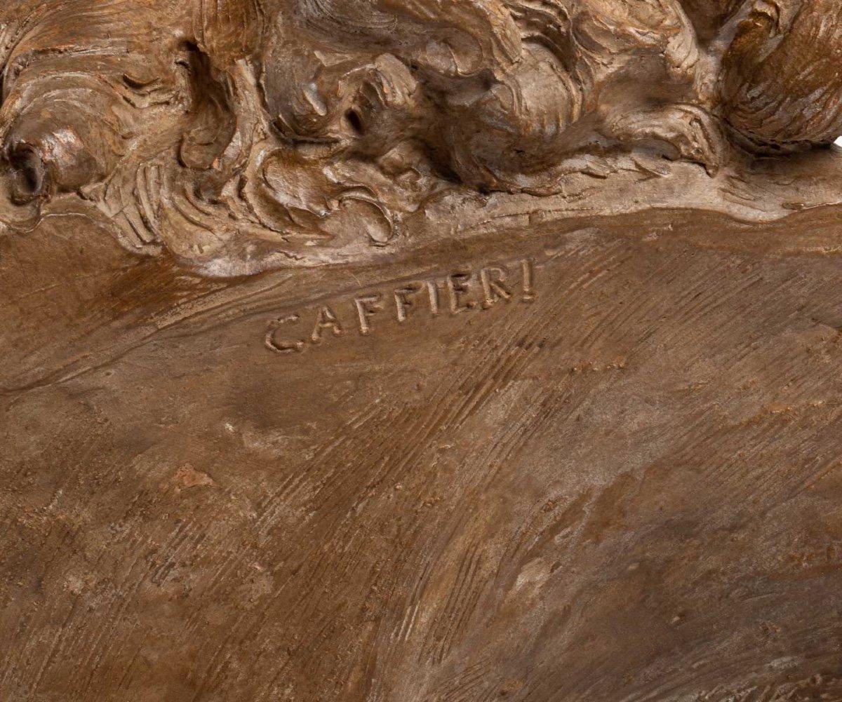 French Large Terracotta, Corneille Van Clève, Jean-Jacques Caffieri, Period: 18th