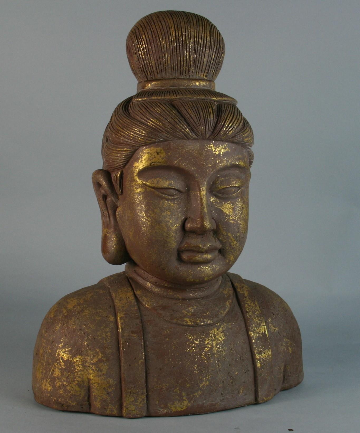 3-790 large terracotta Buddha.