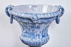 Large Terracotta Glazed Urn