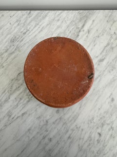 Large terracotta pignata pots w half glaze