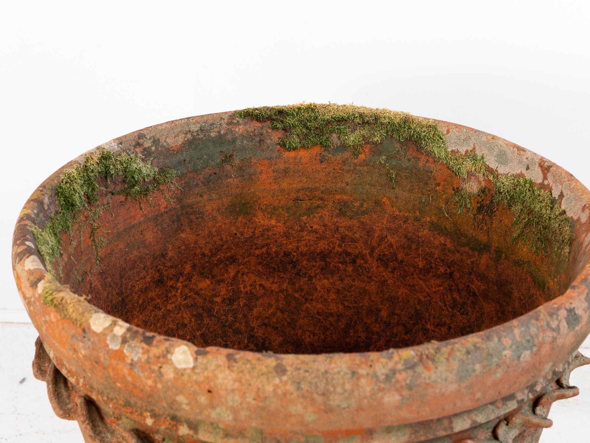 Mid-20th Century Large Terracotta Pot, England Mid 20th C. For Sale