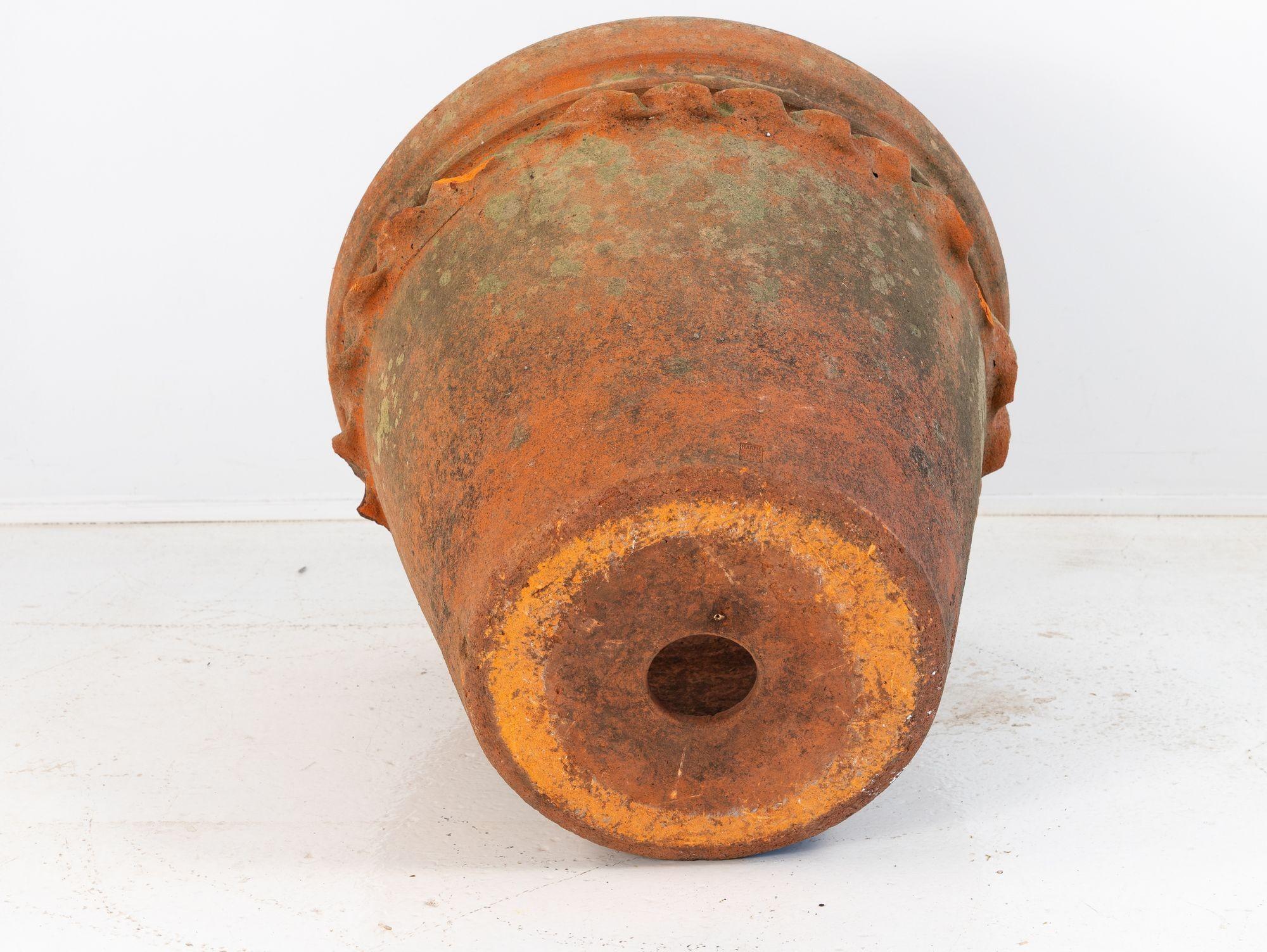 Large Terracotta Pot, England Mid 20th C. For Sale 3