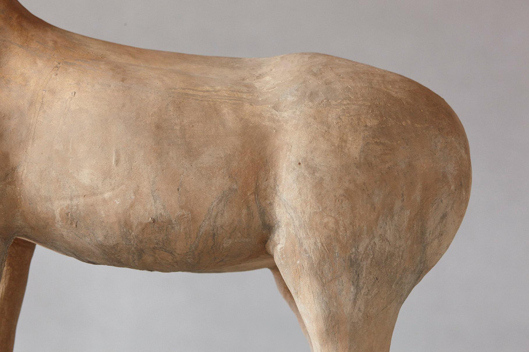 Large Terracotta Tang Dynasty Style Horse Sculpture 7