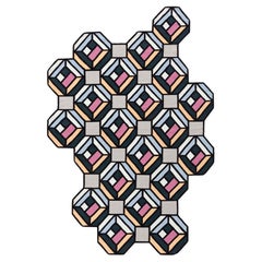 Tappeto grande Tetragon Parquet di Gandia Blasco