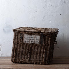 Large Textile Mill Basket, Darwen, c.1900
