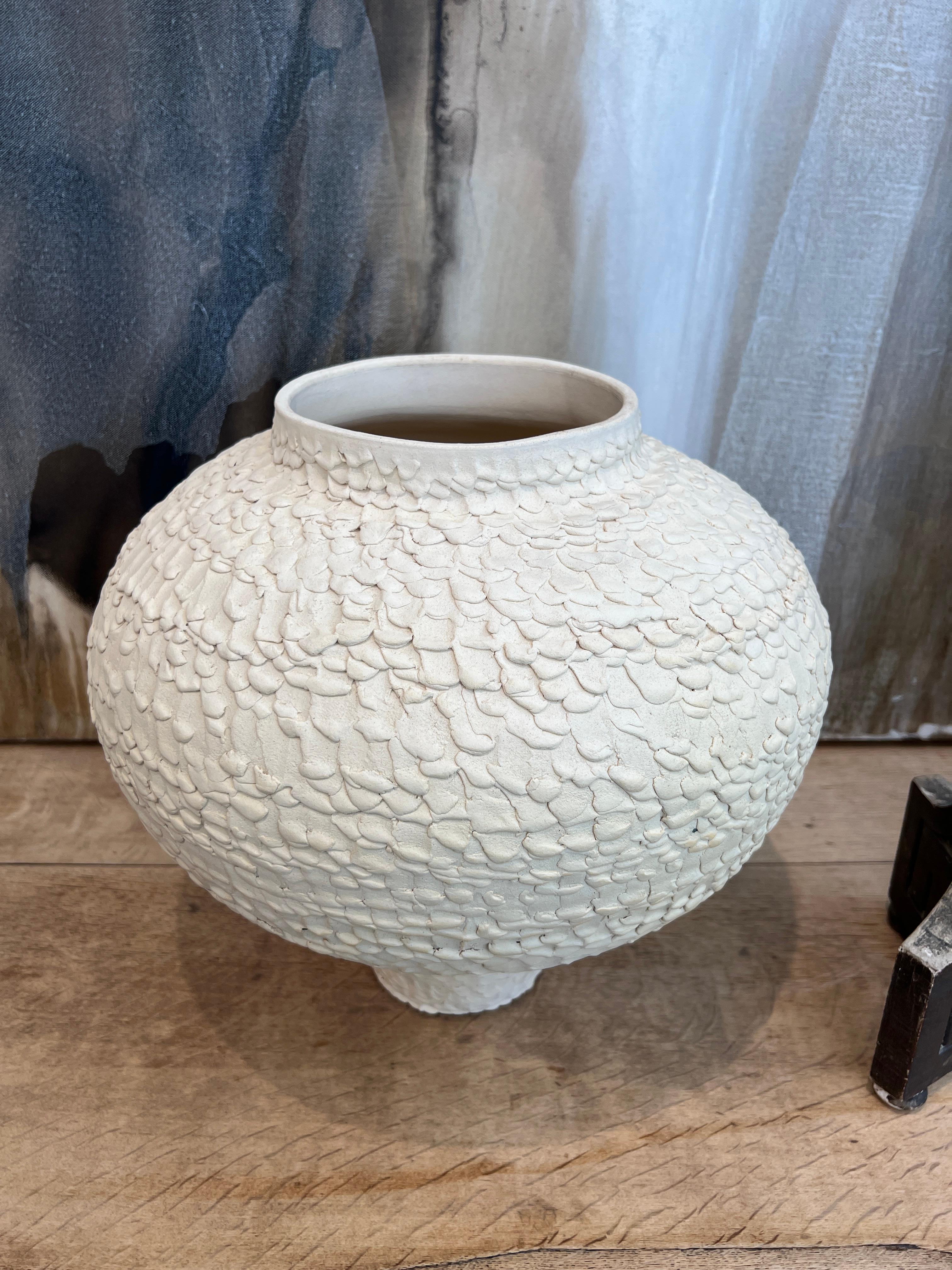 American Large Textural Vase