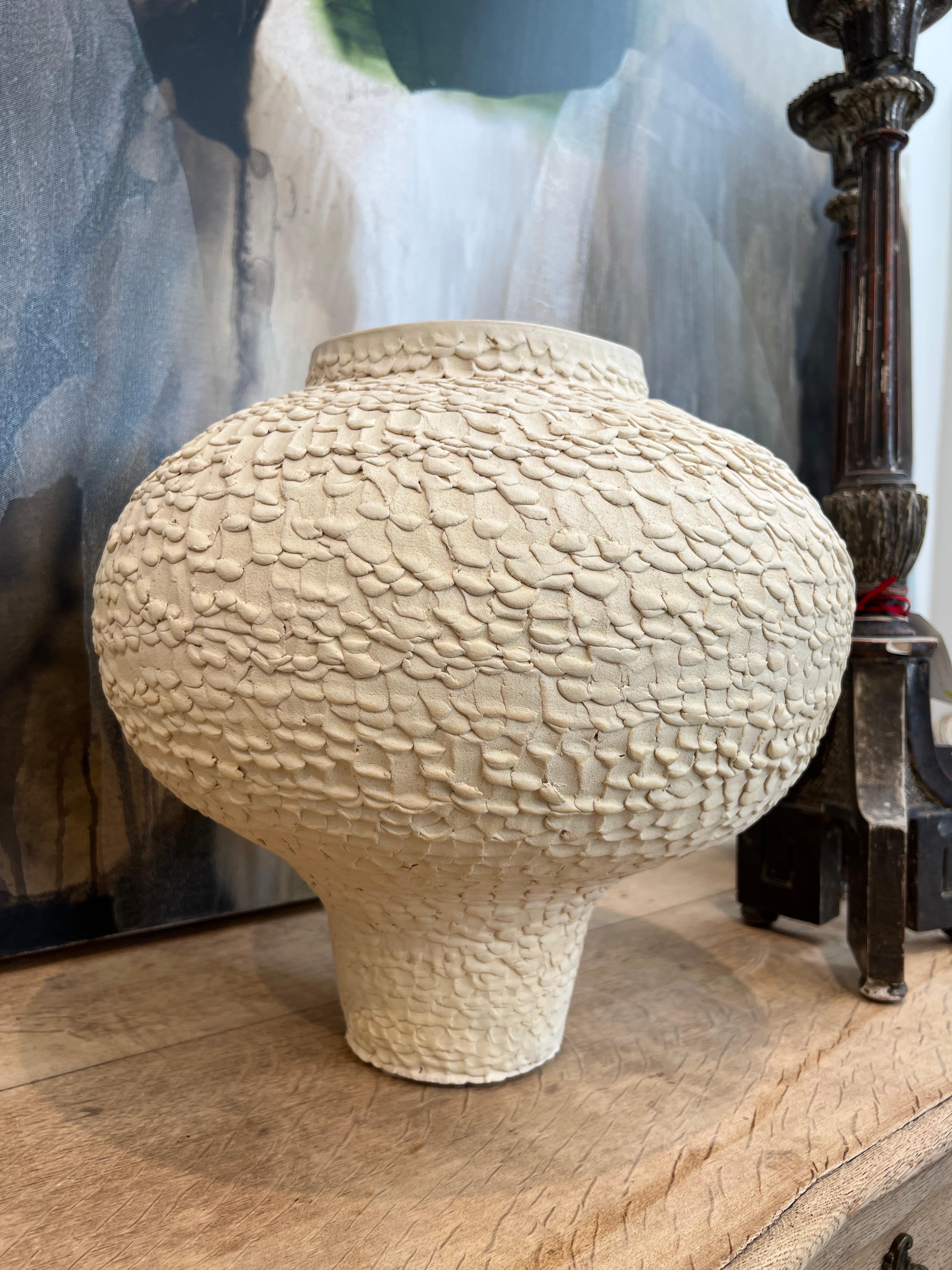 Contemporary Large Textural Vase