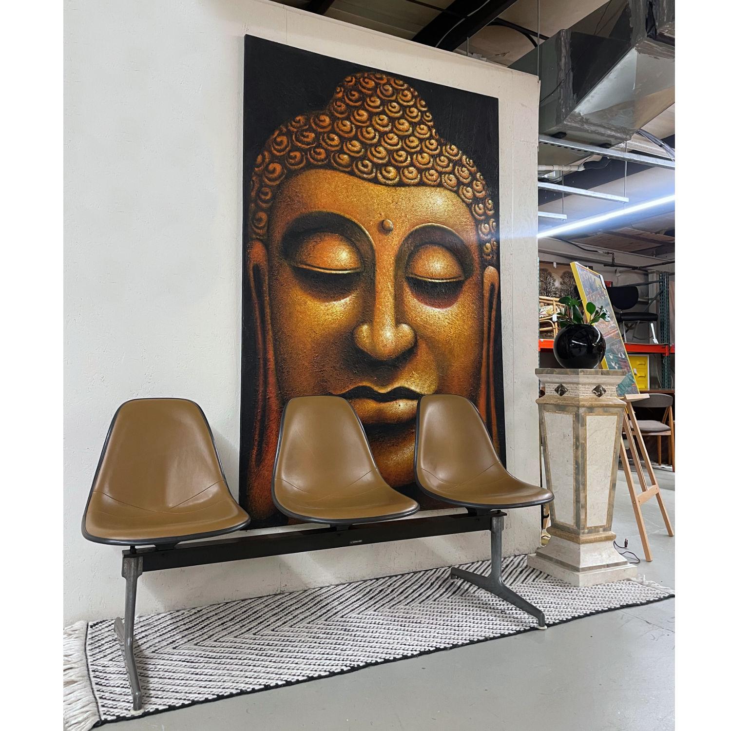 Buddha-Gemälde mit strukturiertem Mahāyāna-Muster im Angebot 3