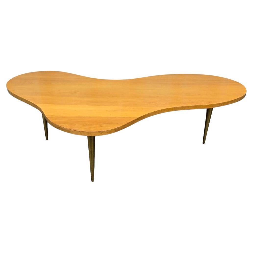 Large T.H. Robsjohn-Gibbings Freeform Coffee Table for Widdicomb