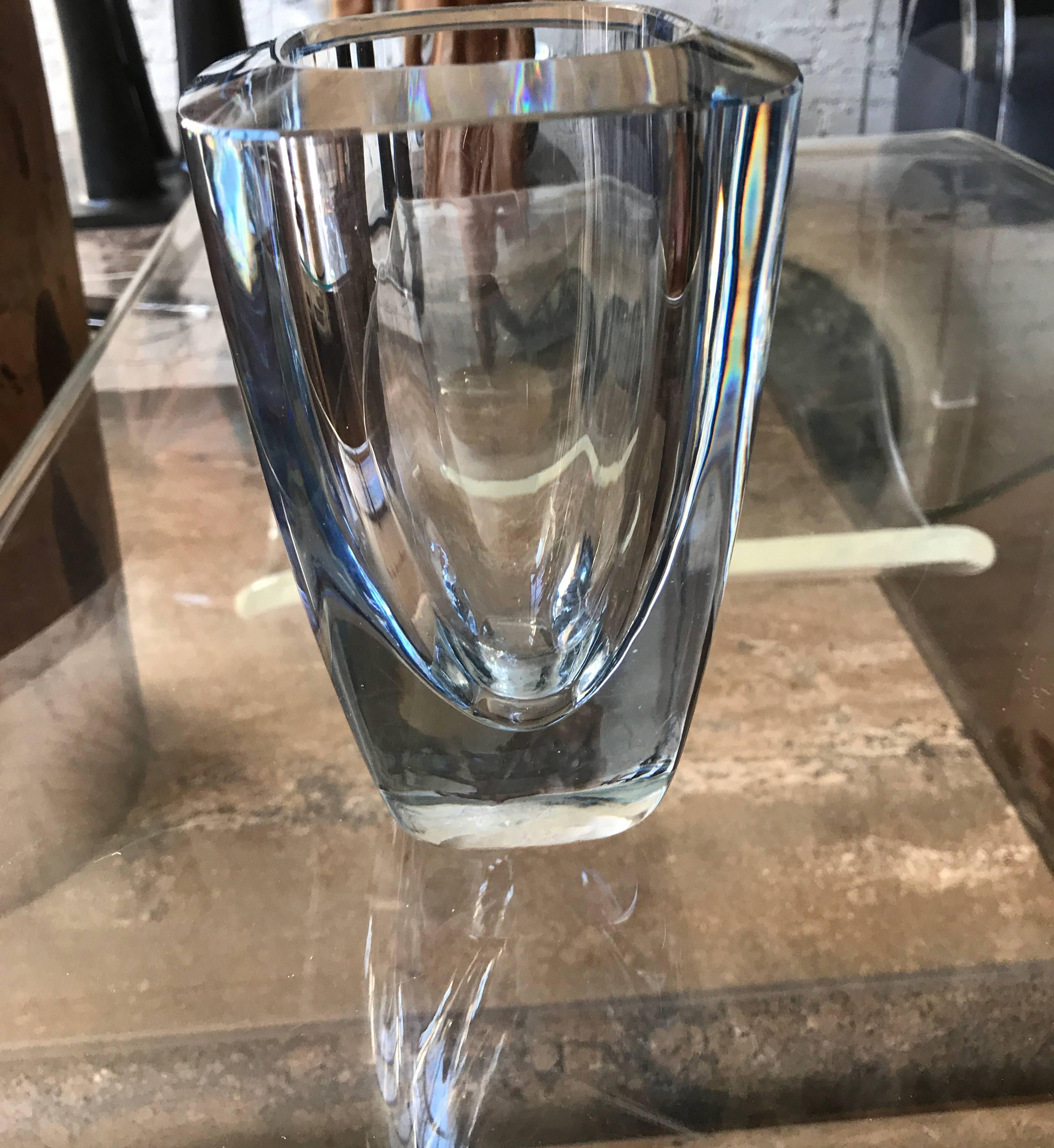 thick heavy glass vases