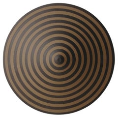 Large Thin Stripe Dancer Round Wall Lamp by Coco Flip