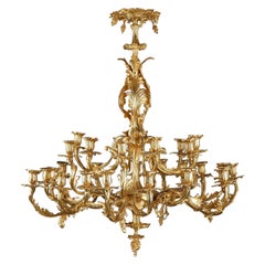 Large Thirty Light Louis XV Style Chandelier