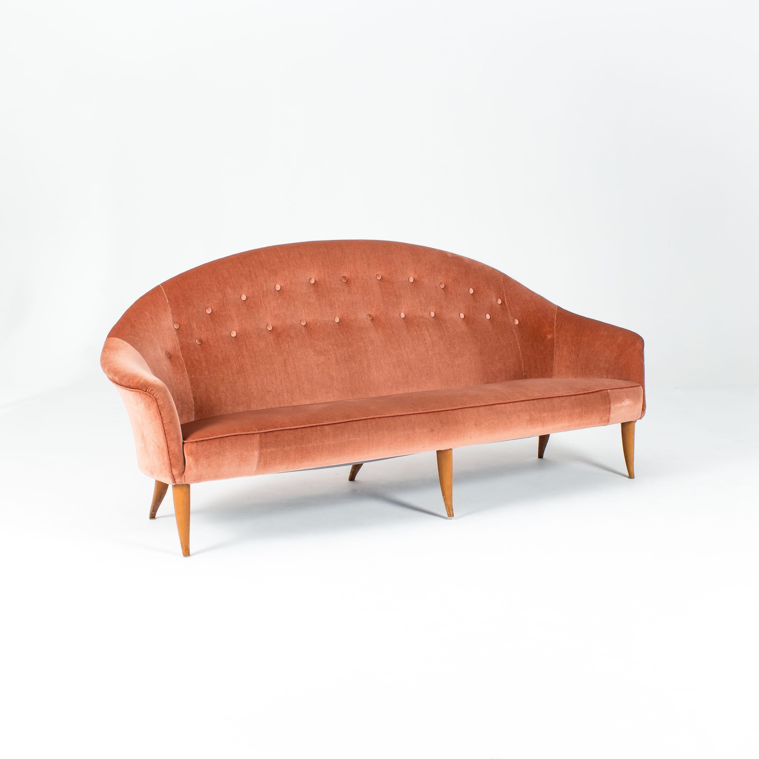 Mid-Century Modern Large Three-Seat 'Paradise' Sofa by Kerstin Horlin-Holmqvist For Sale