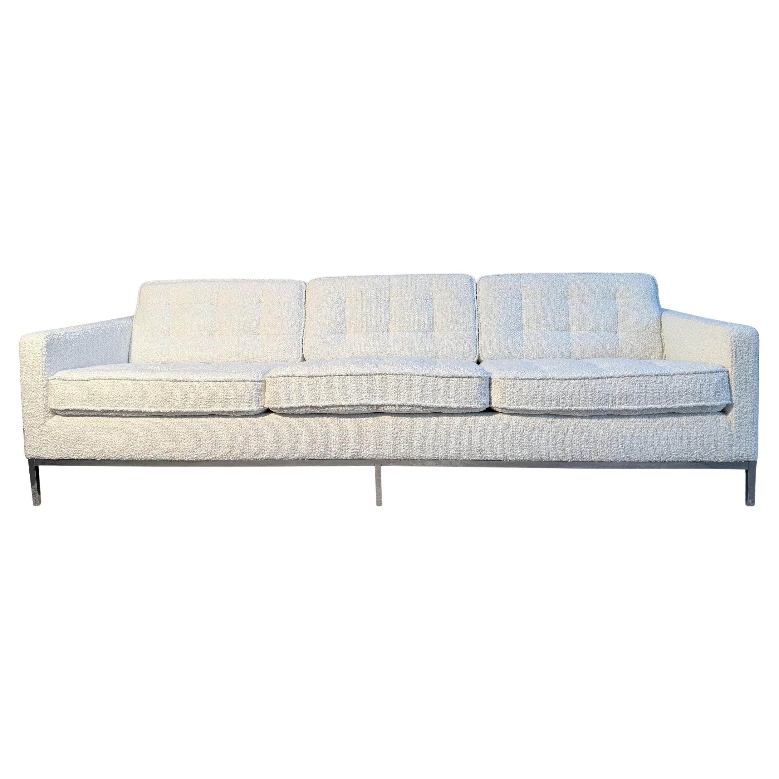 Large three-seater sofa, by Florence Knoll, Knoll International, circa 1970