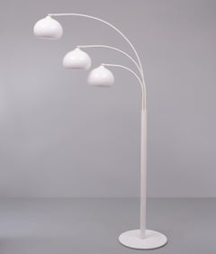 Large Three shades floor lamp  Dijkstra Holland 1970s